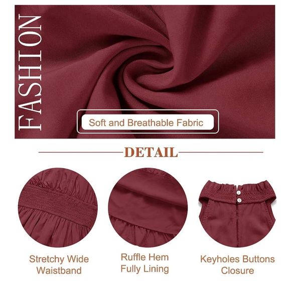 NEW Summer Coastal Mini Dress Ruffled A Line Swing Dress XL/16 - Picture 3 of 5